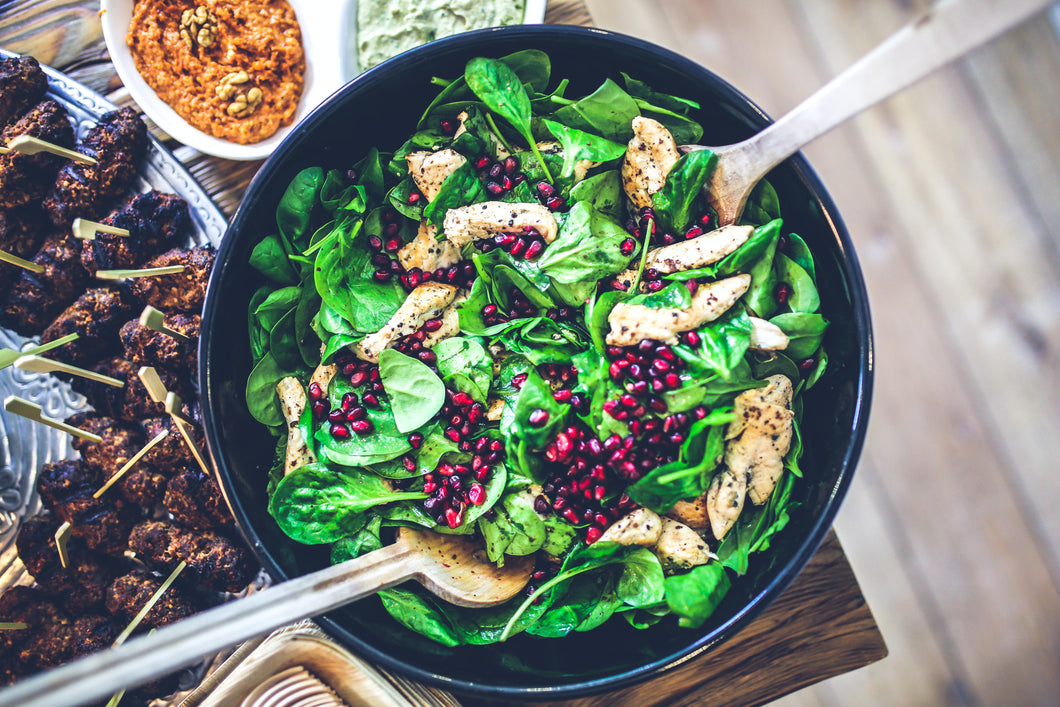 Green and Violet Salad